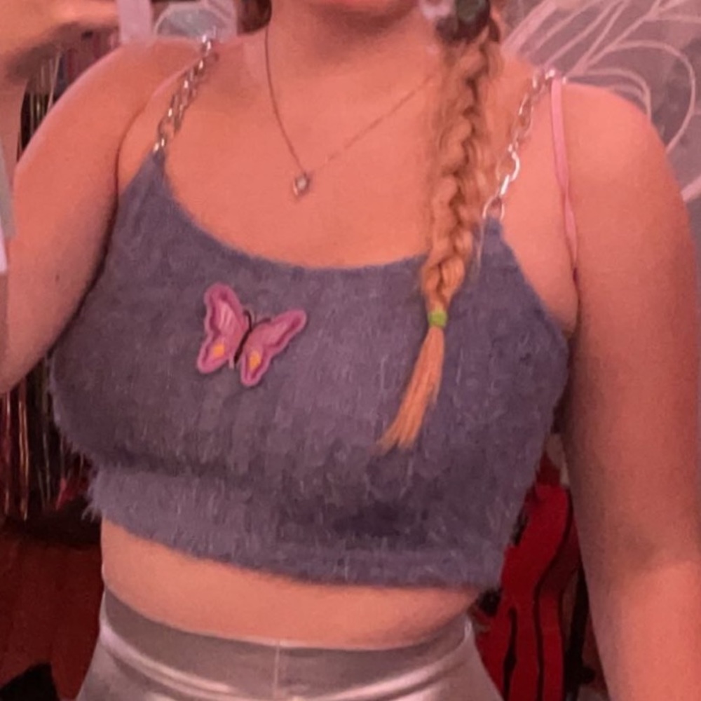 Butterfly crop top
